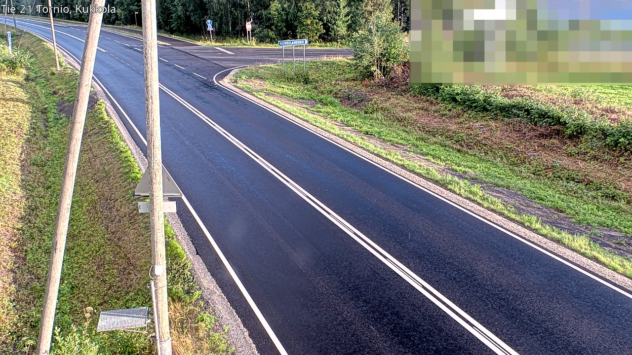 Kelikamerat Kuva Tie 21 Tornio, Kukkola, Tornio, Lappi
