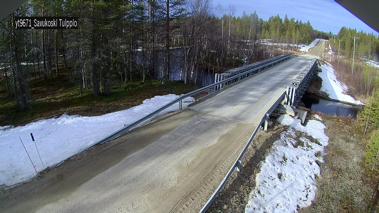 Weather Camera Image Väg 9671 Savukoski, Tulppio, Savukoski, Lappi