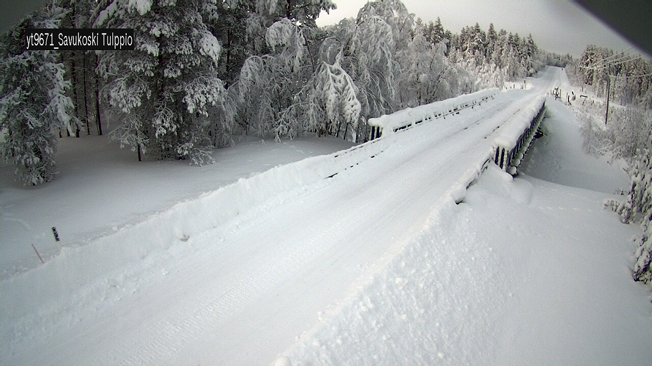Kelikamerat Kuva Tie 9671 Savukoski, Tulppio, Savukoski, Lappi