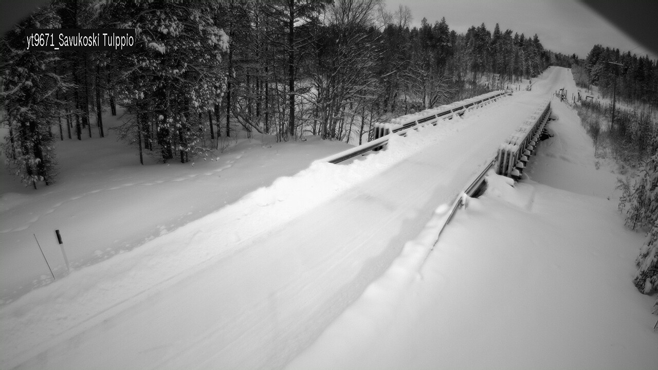 Kelikamerat Kuva Tie 9671 Savukoski, Tulppio, Savukoski, Lappi