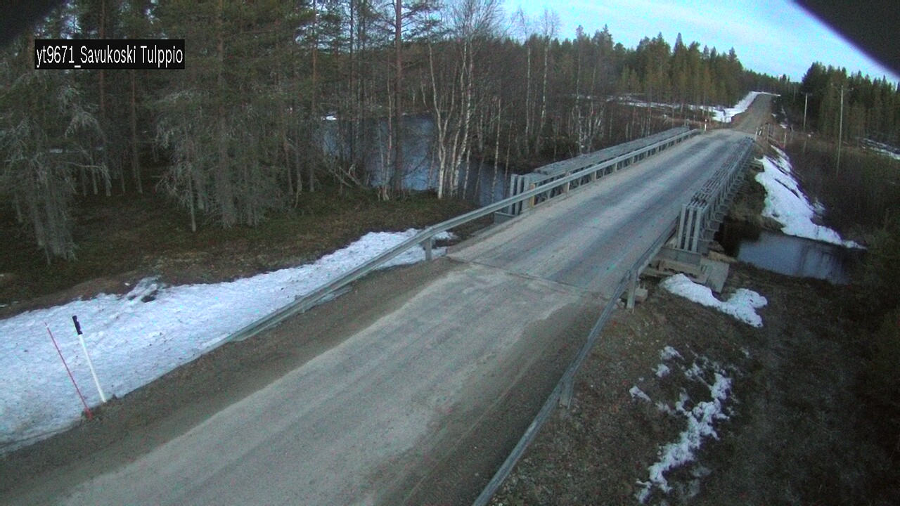 Weather Camera Image Väg 9671 Savukoski, Tulppio, Savukoski, Lappi
