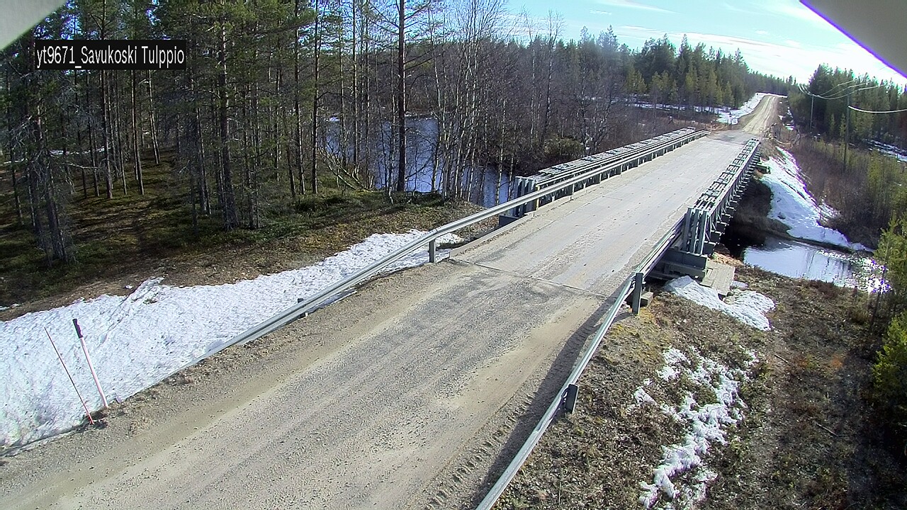 Weather Camera Image Väg 9671 Savukoski, Tulppio, Savukoski, Lappi