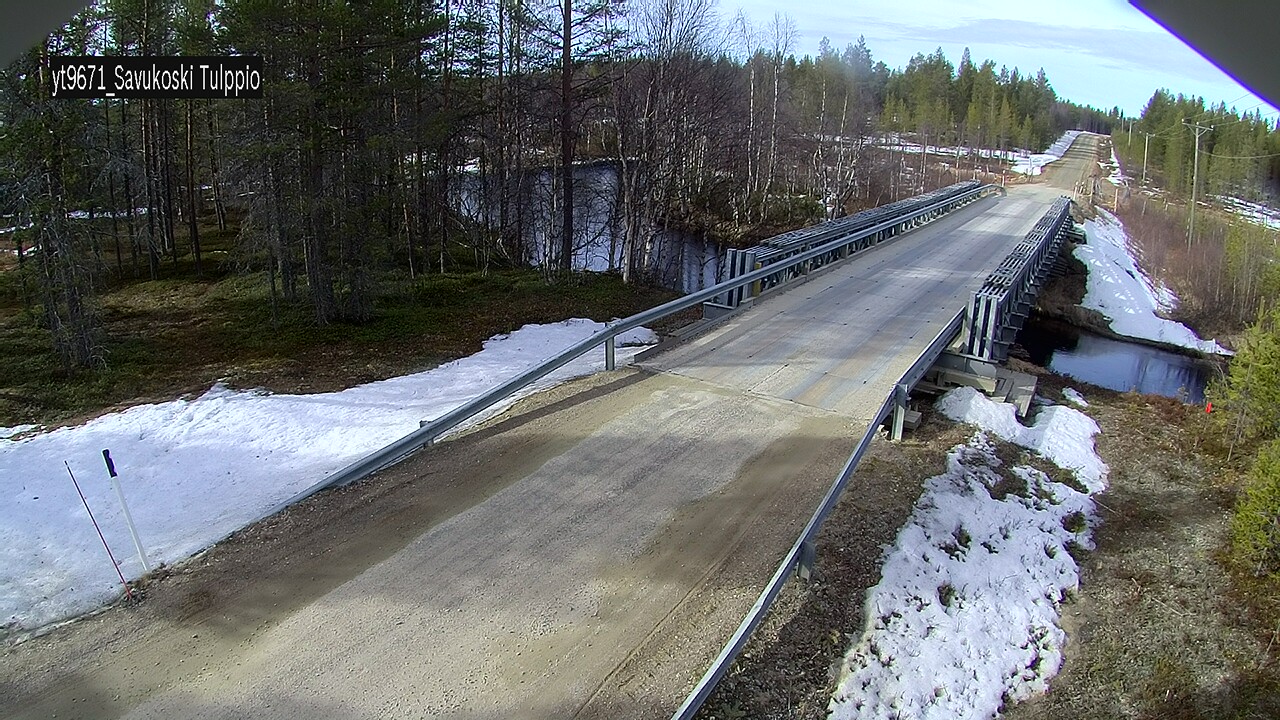 Weather Camera Image Väg 9671 Savukoski, Tulppio, Savukoski, Lappi