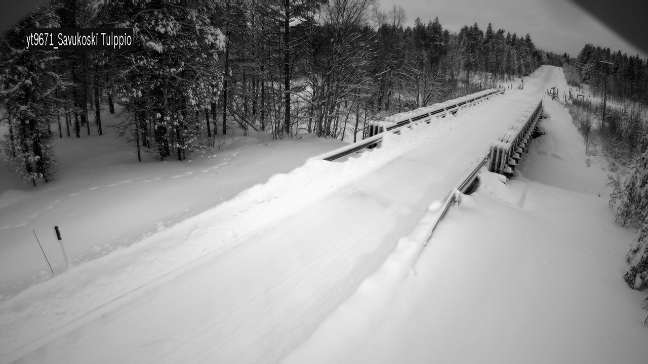 Kelikamerat Kuva Tie 9671 Savukoski, Tulppio, Savukoski, Lappi