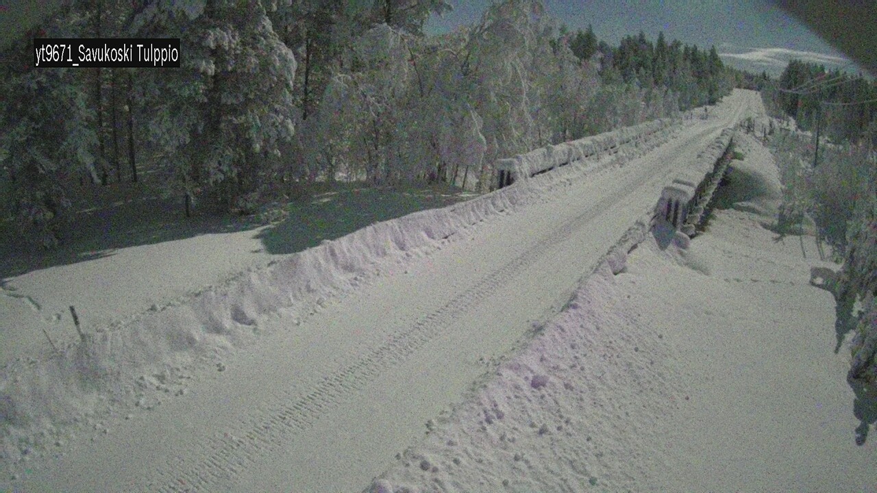 Kelikamerat Kuva Tie 9671 Savukoski, Tulppio, Savukoski, Lappi