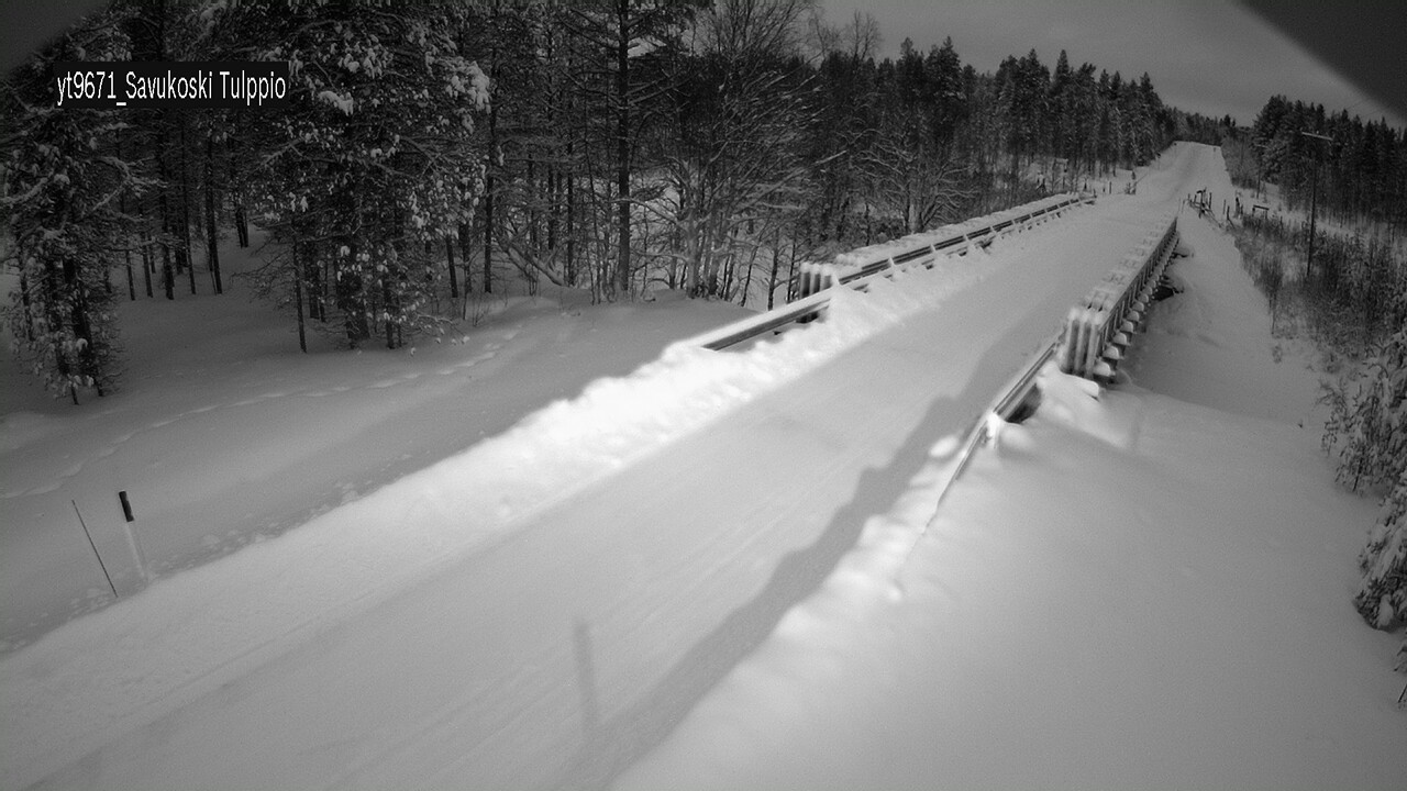 Kelikamerat Kuva Tie 9671 Savukoski, Tulppio, Savukoski, Lappi