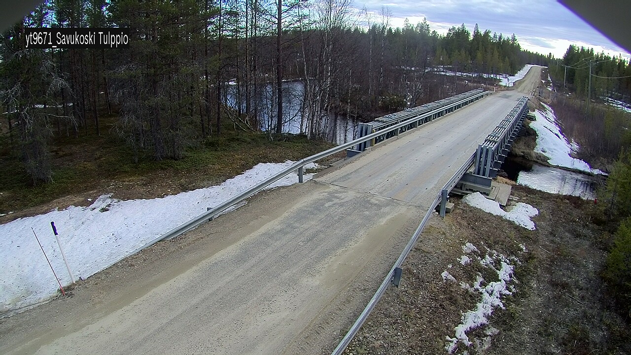Weather Camera Image Väg 9671 Savukoski, Tulppio, Savukoski, Lappi