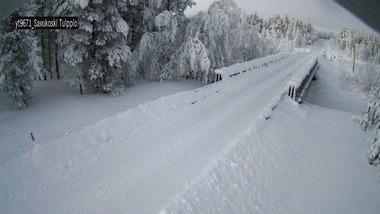 Kelikamerat Kuva Tie 9671 Savukoski, Tulppio, Savukoski, Lappi