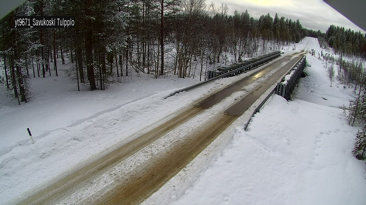 Kelikamerat Kuva Tie 9671 Savukoski, Tulppio, Savukoski, Lappi