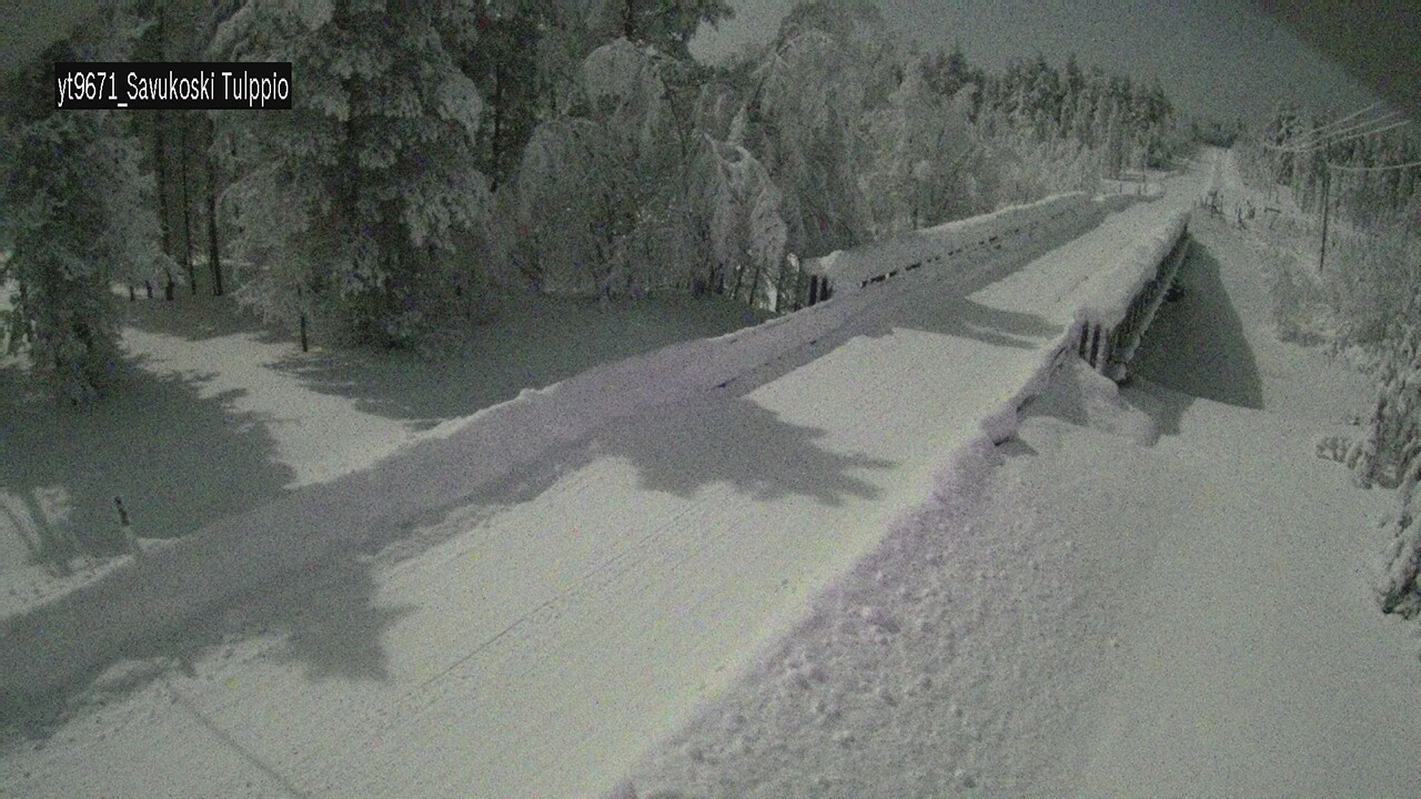 Kelikamerat Kuva Tie 9671 Savukoski, Tulppio, Savukoski, Lappi