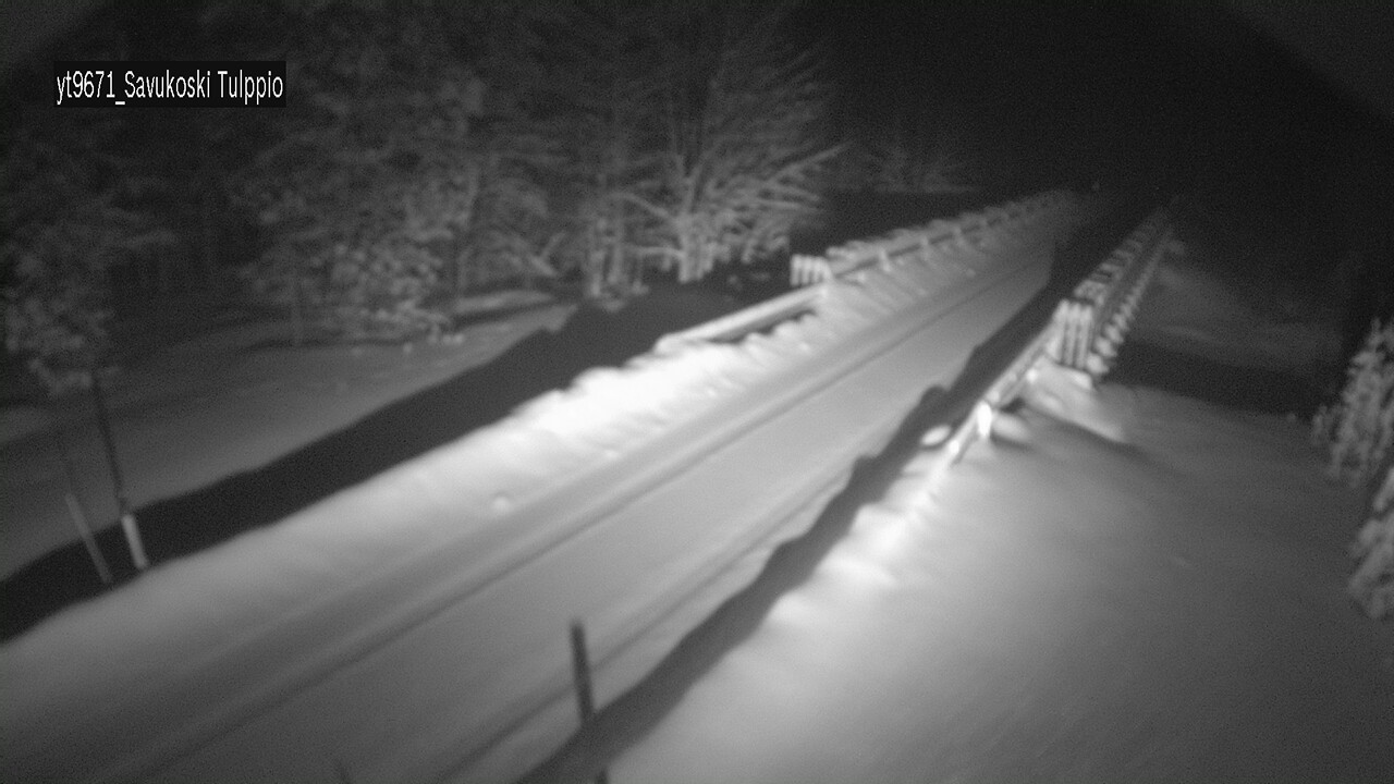 Weather Camera Image Väg 9671 Savukoski, Tulppio, Savukoski, Lappi