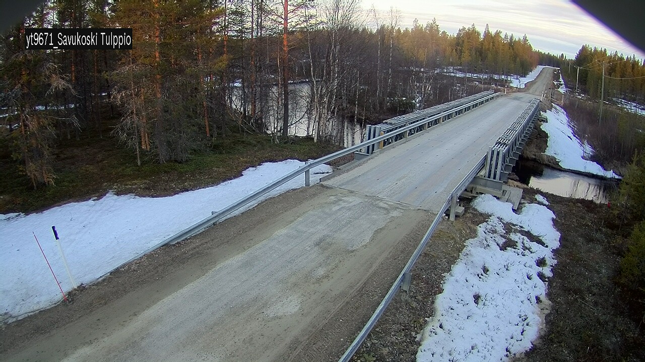 Weather Camera Image Väg 9671 Savukoski, Tulppio, Savukoski, Lappi