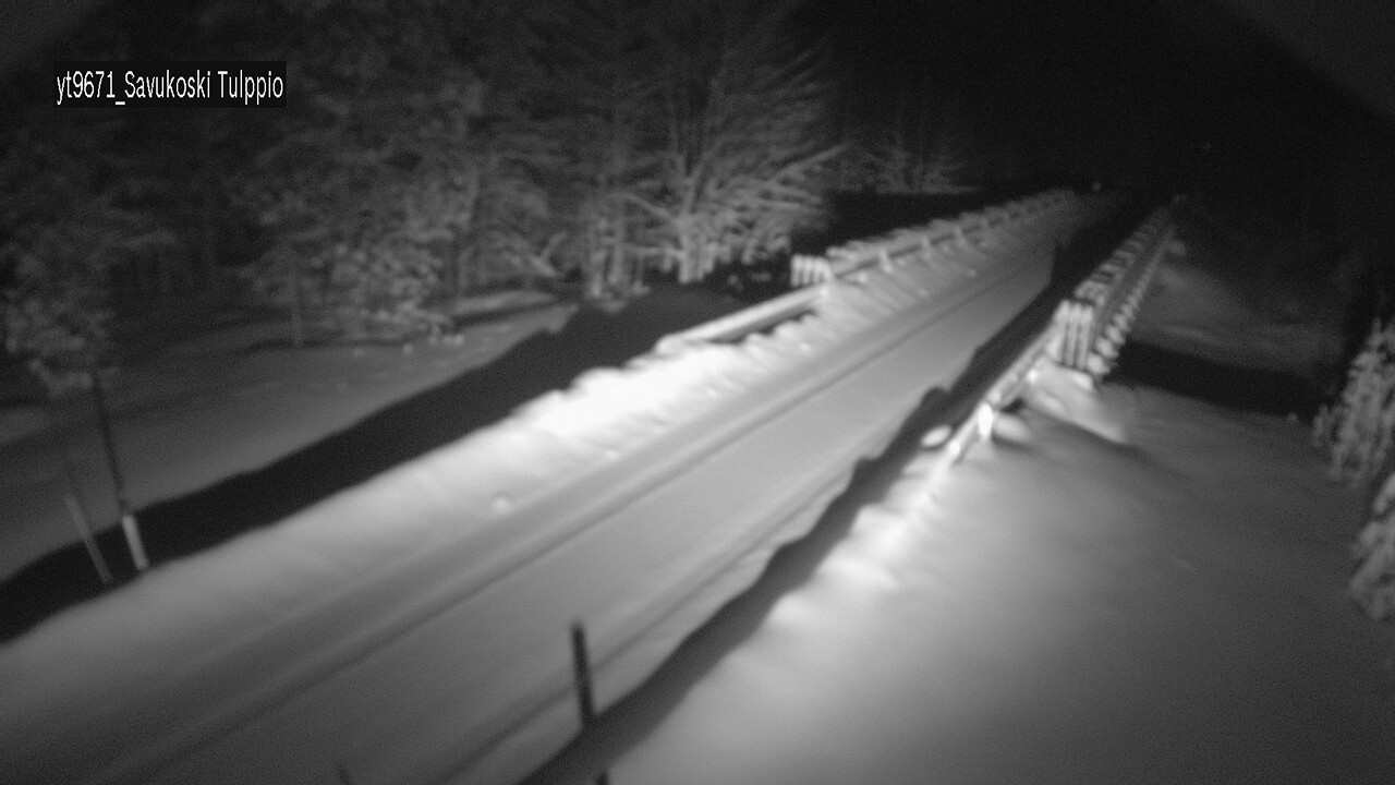 Weather Camera Image Väg 9671 Savukoski, Tulppio, Savukoski, Lappi