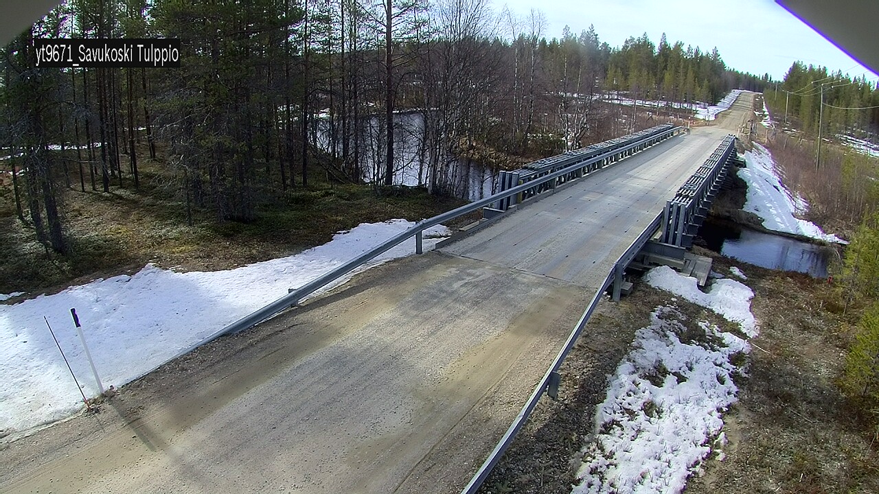 Weather Camera Image Väg 9671 Savukoski, Tulppio, Savukoski, Lappi