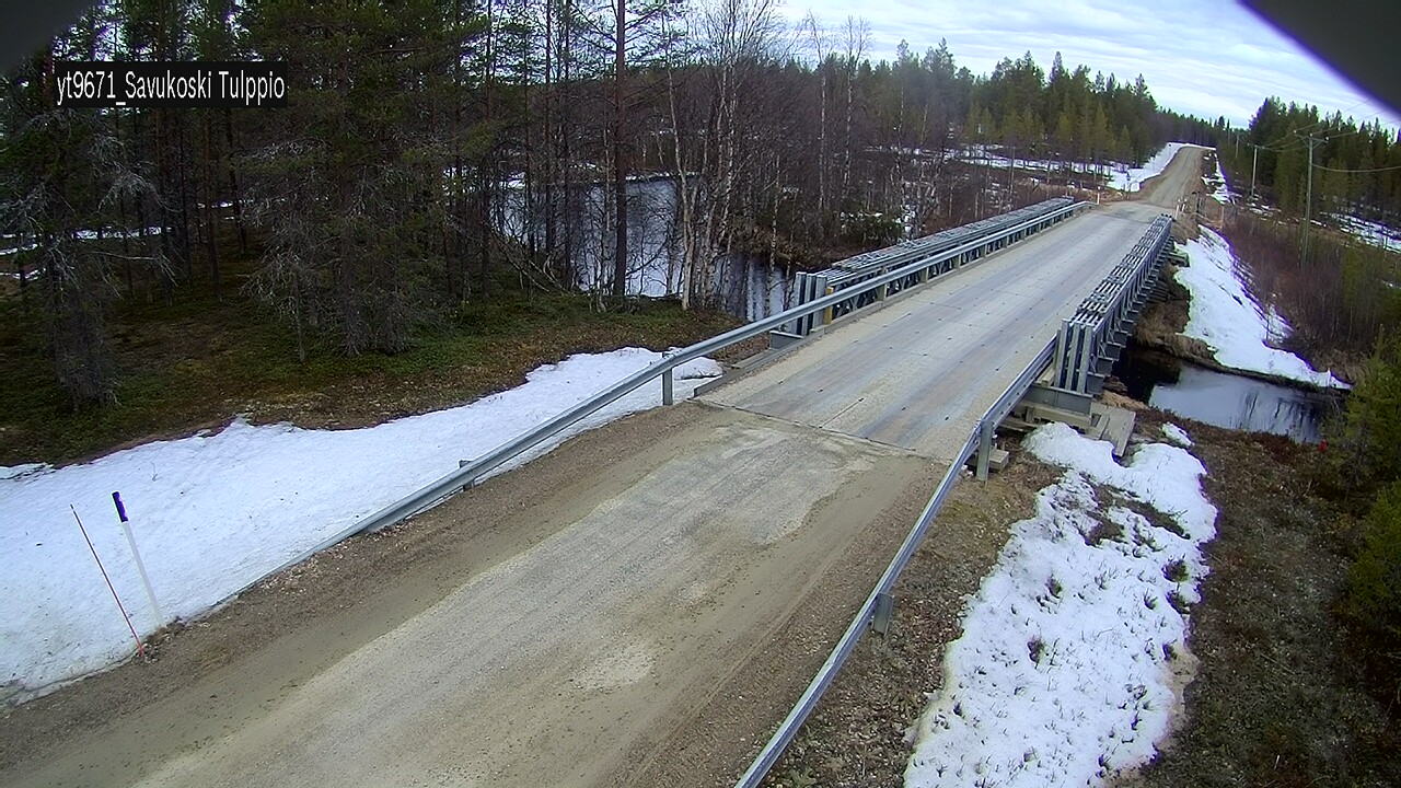 Weather Camera Image Väg 9671 Savukoski, Tulppio, Savukoski, Lappi