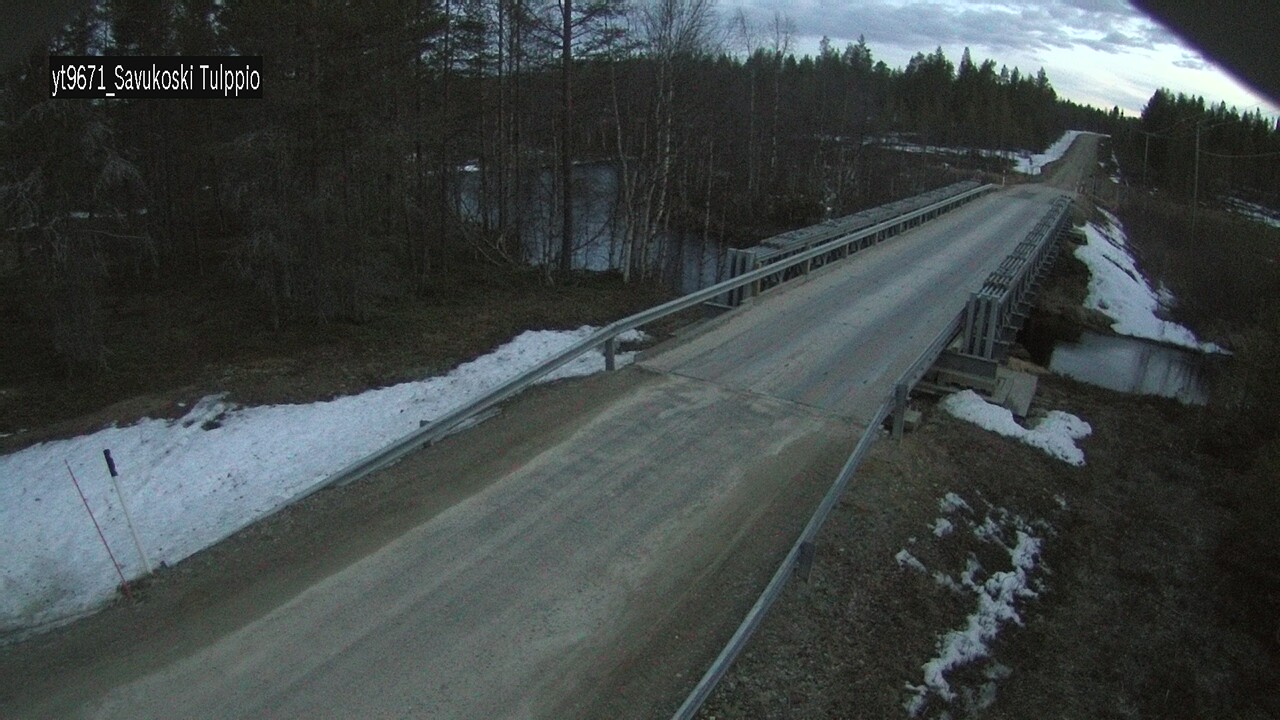 Weather Camera Image Väg 9671 Savukoski, Tulppio, Savukoski, Lappi