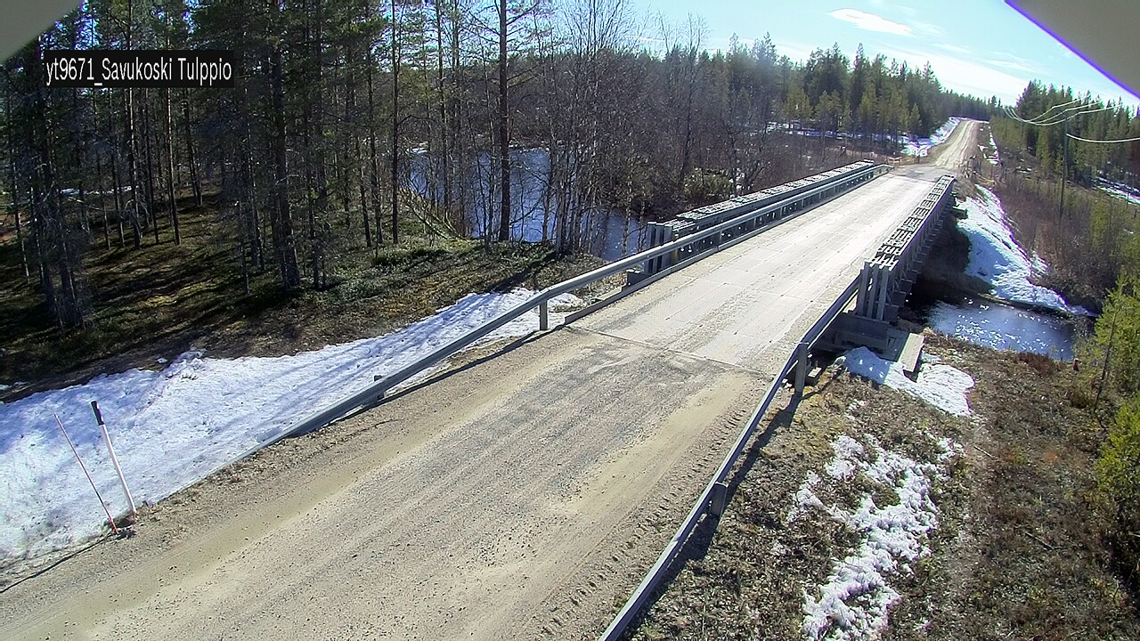 Weather Camera Image Väg 9671 Savukoski, Tulppio, Savukoski, Lappi