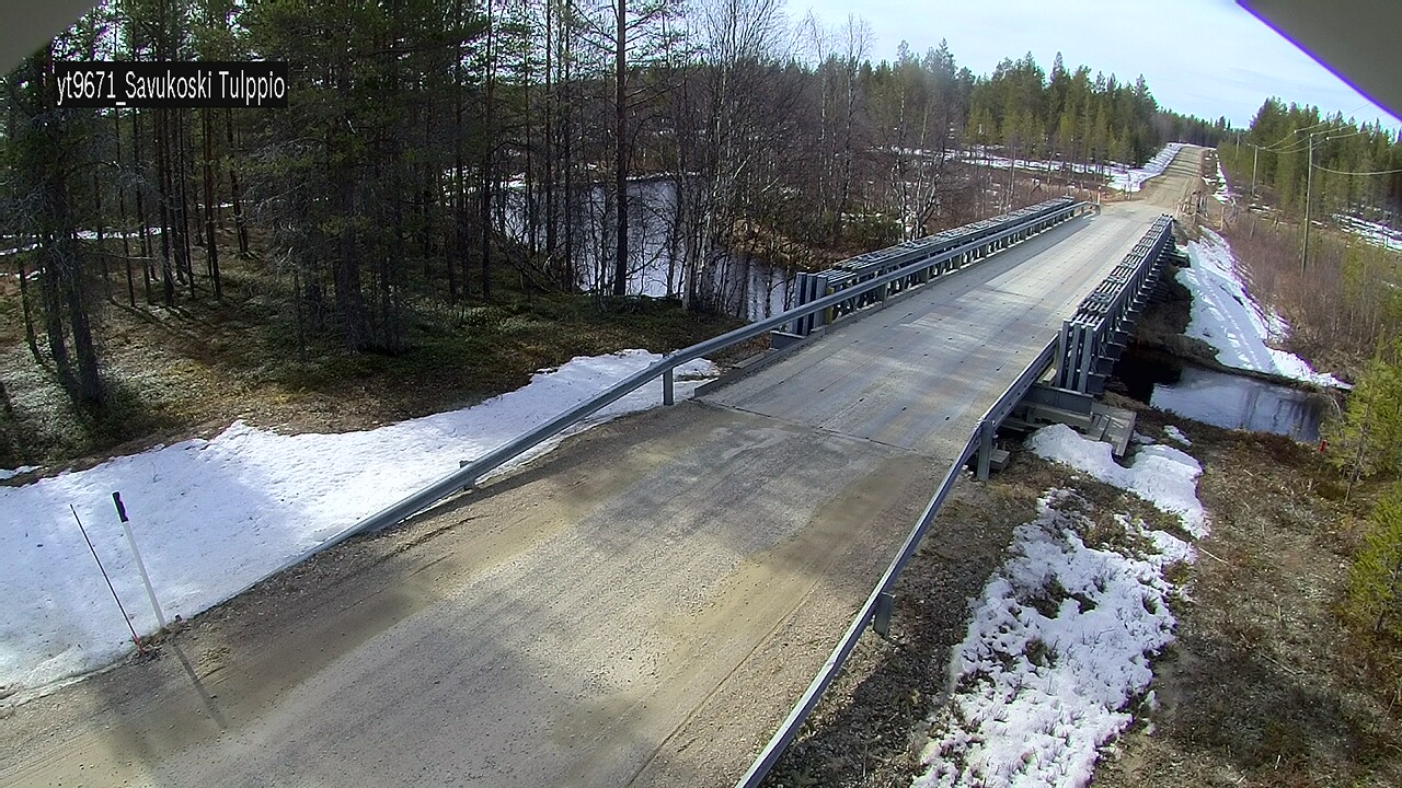 Weather Camera Image Väg 9671 Savukoski, Tulppio, Savukoski, Lappi