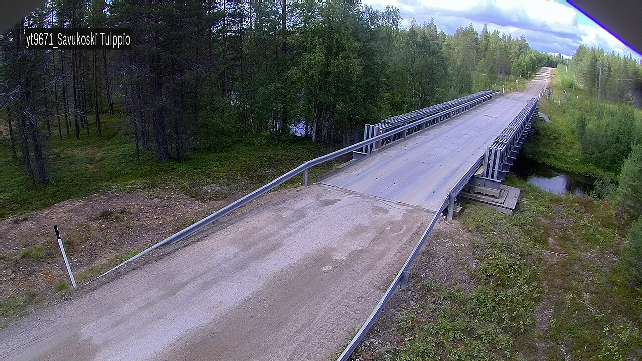 Weather Camera Image Väg 9671 Savukoski, Tulppio, Savukoski, Lappi