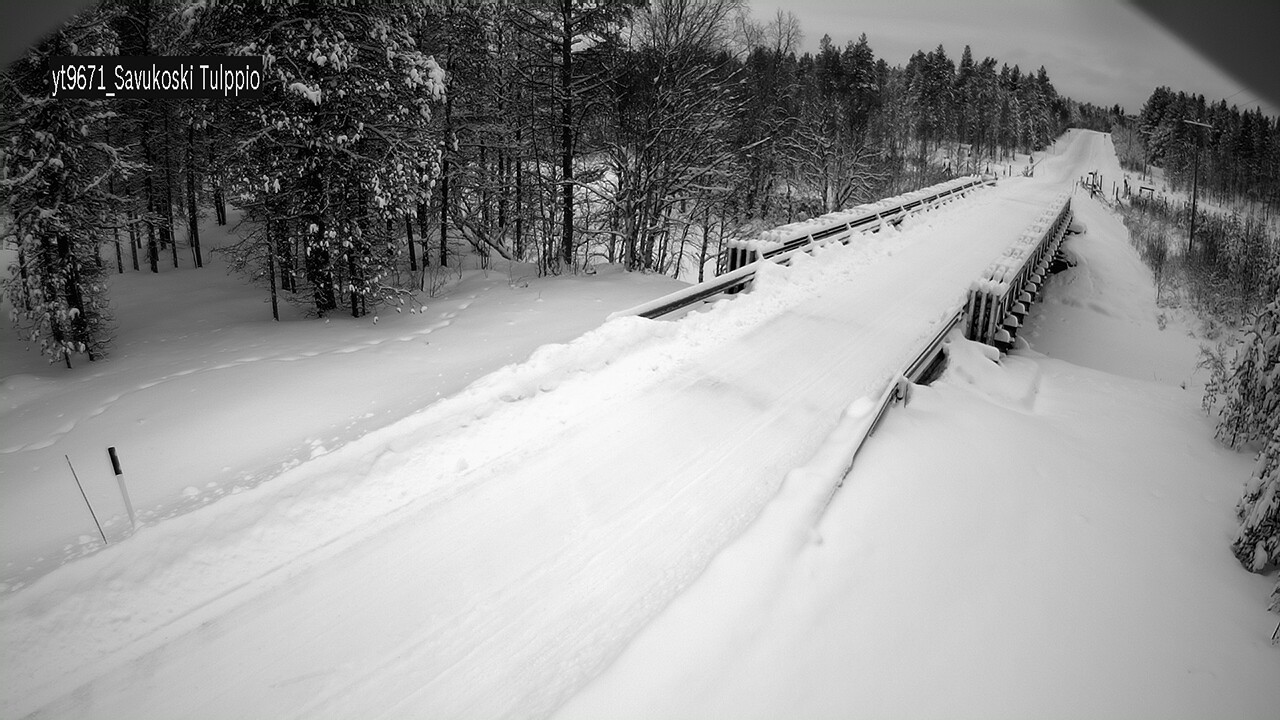 Kelikamerat Kuva Tie 9671 Savukoski, Tulppio, Savukoski, Lappi