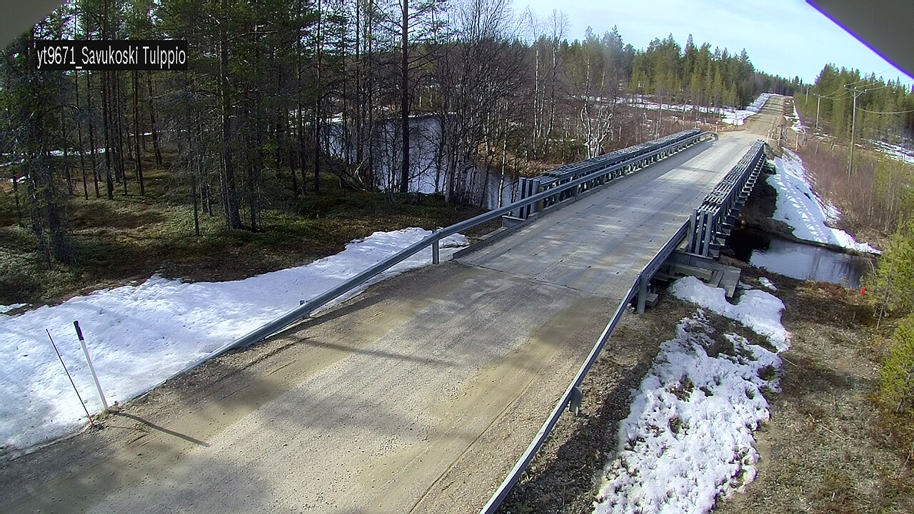 Weather Camera Image Väg 9671 Savukoski, Tulppio, Savukoski, Lappi