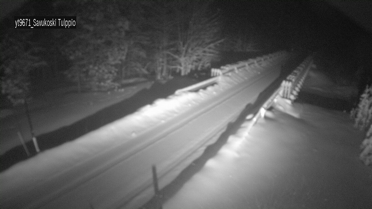 Weather Camera Image Väg 9671 Savukoski, Tulppio, Savukoski, Lappi