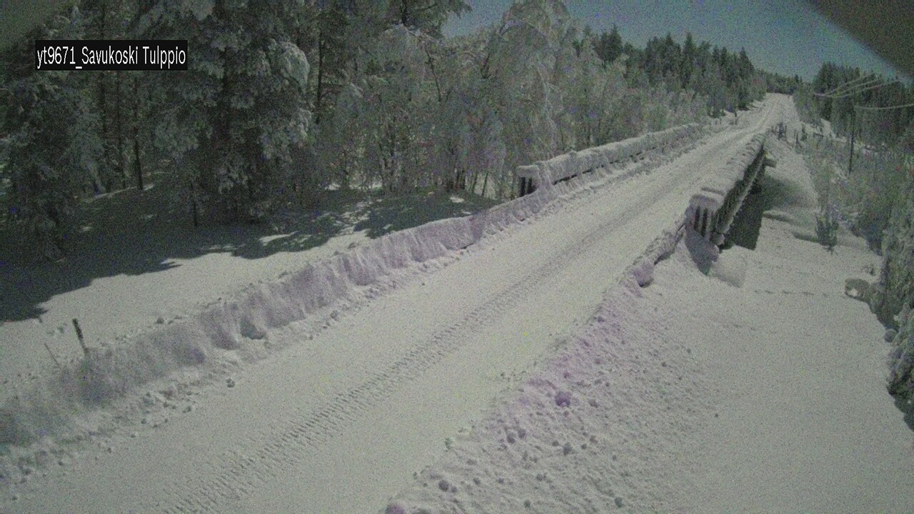 Kelikamerat Kuva Tie 9671 Savukoski, Tulppio, Savukoski, Lappi