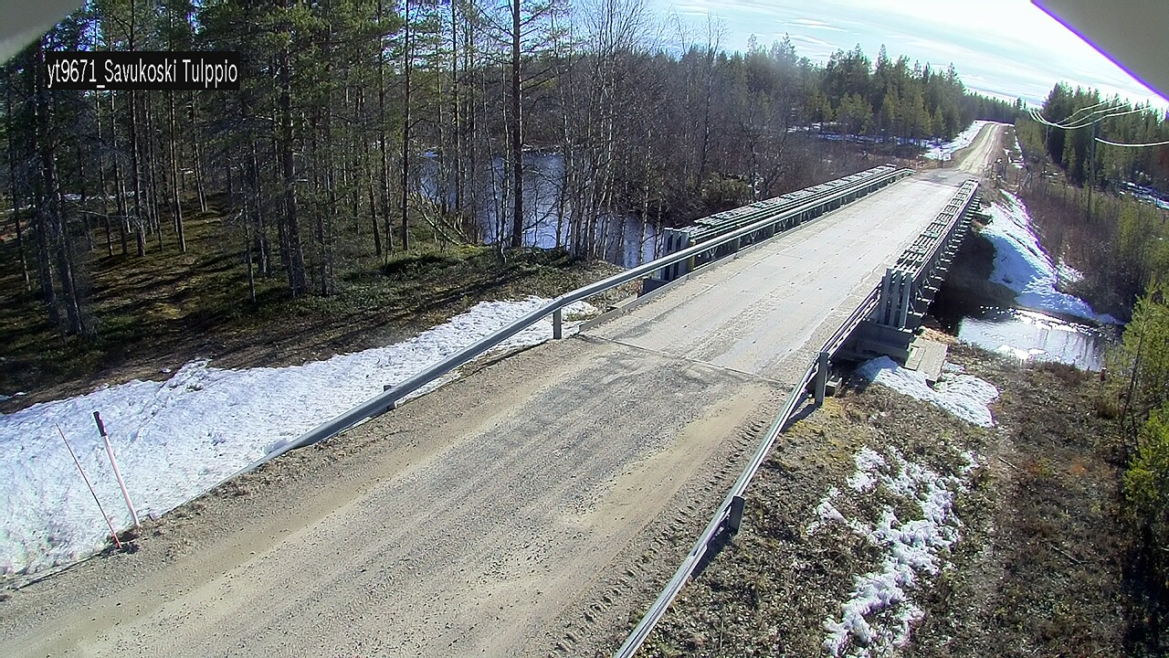 Weather Camera Image Väg 9671 Savukoski, Tulppio, Savukoski, Lappi
