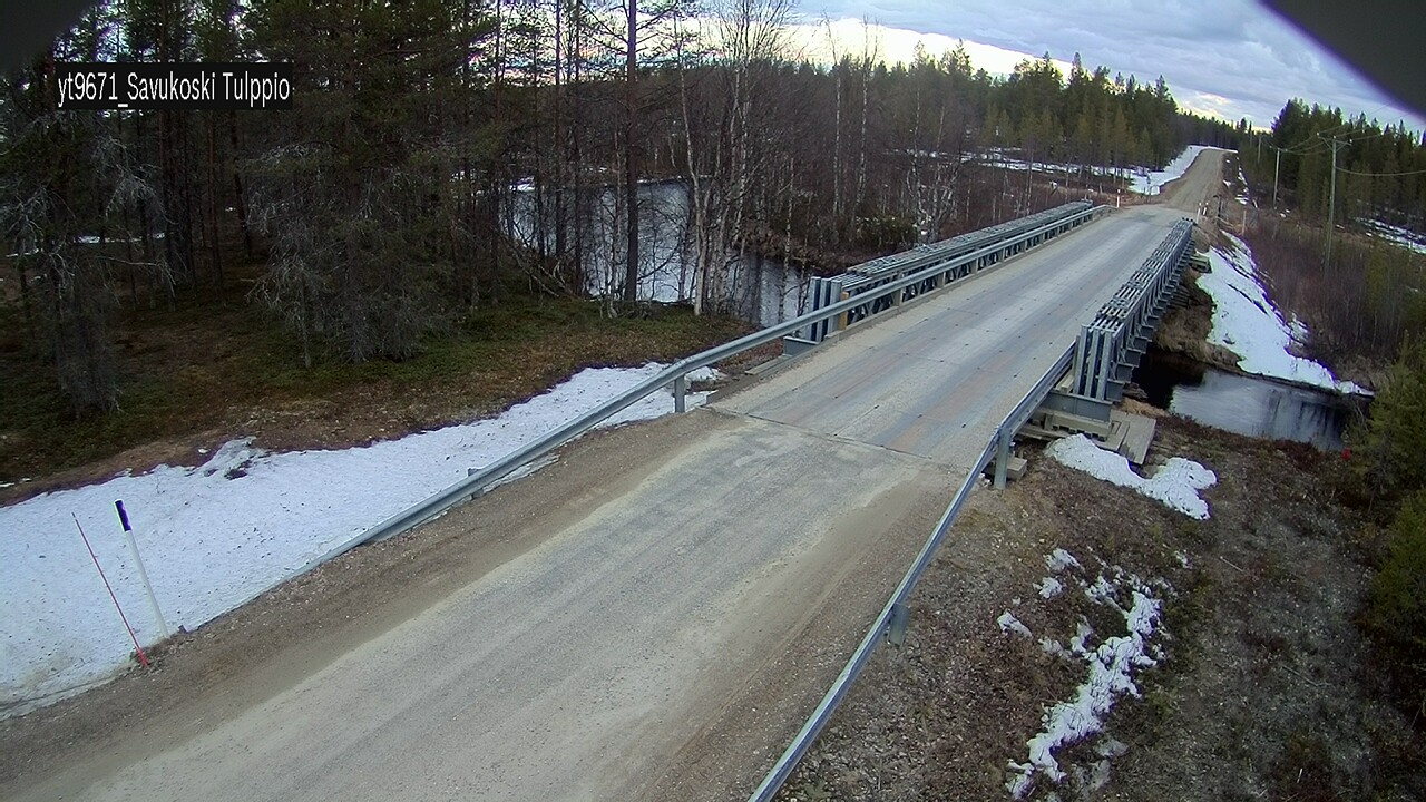 Weather Camera Image Väg 9671 Savukoski, Tulppio, Savukoski, Lappi