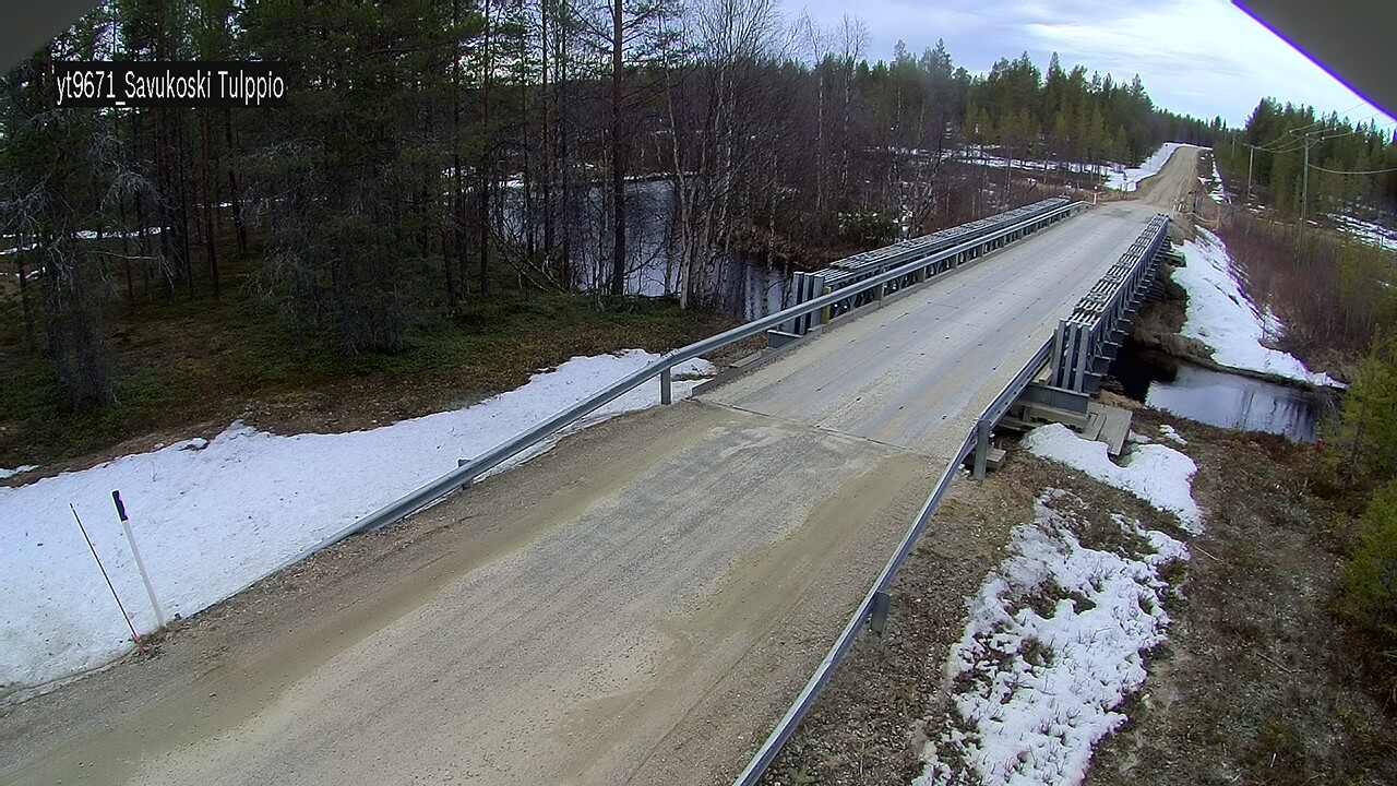 Weather Camera Image Väg 9671 Savukoski, Tulppio, Savukoski, Lappi