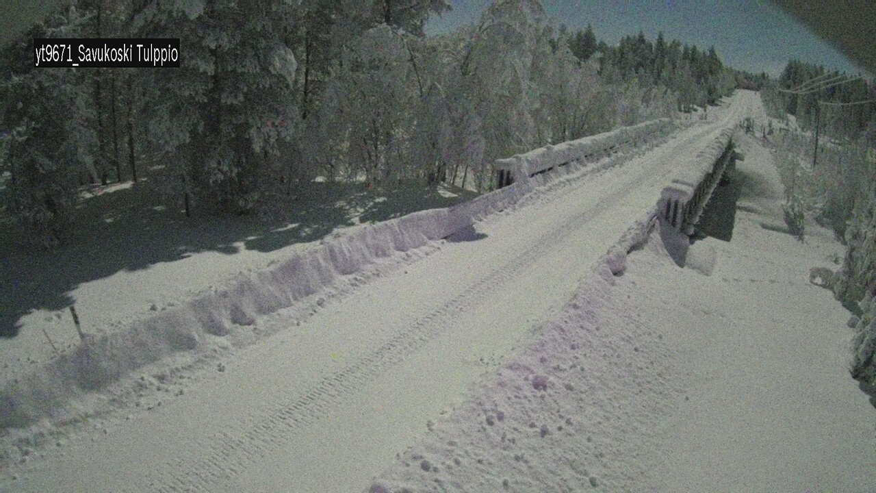 Kelikamerat Kuva Tie 9671 Savukoski, Tulppio, Savukoski, Lappi