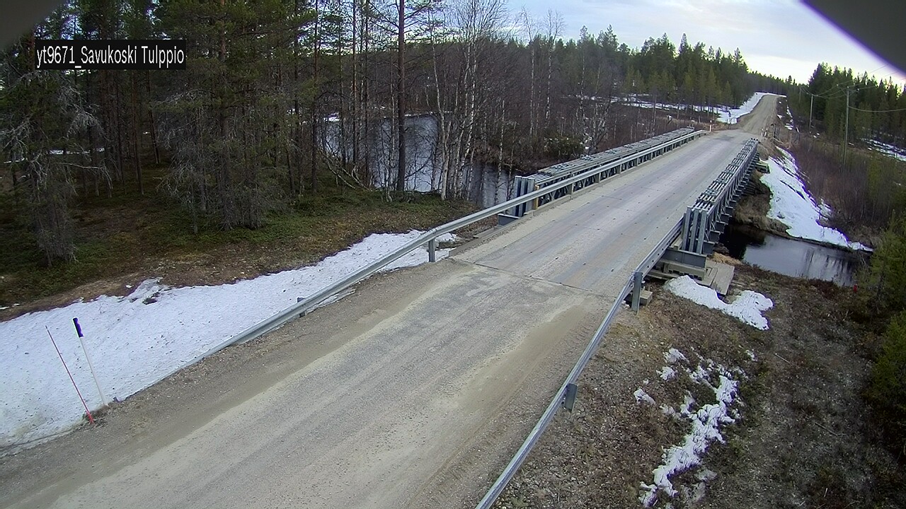 Weather Camera Image Väg 9671 Savukoski, Tulppio, Savukoski, Lappi
