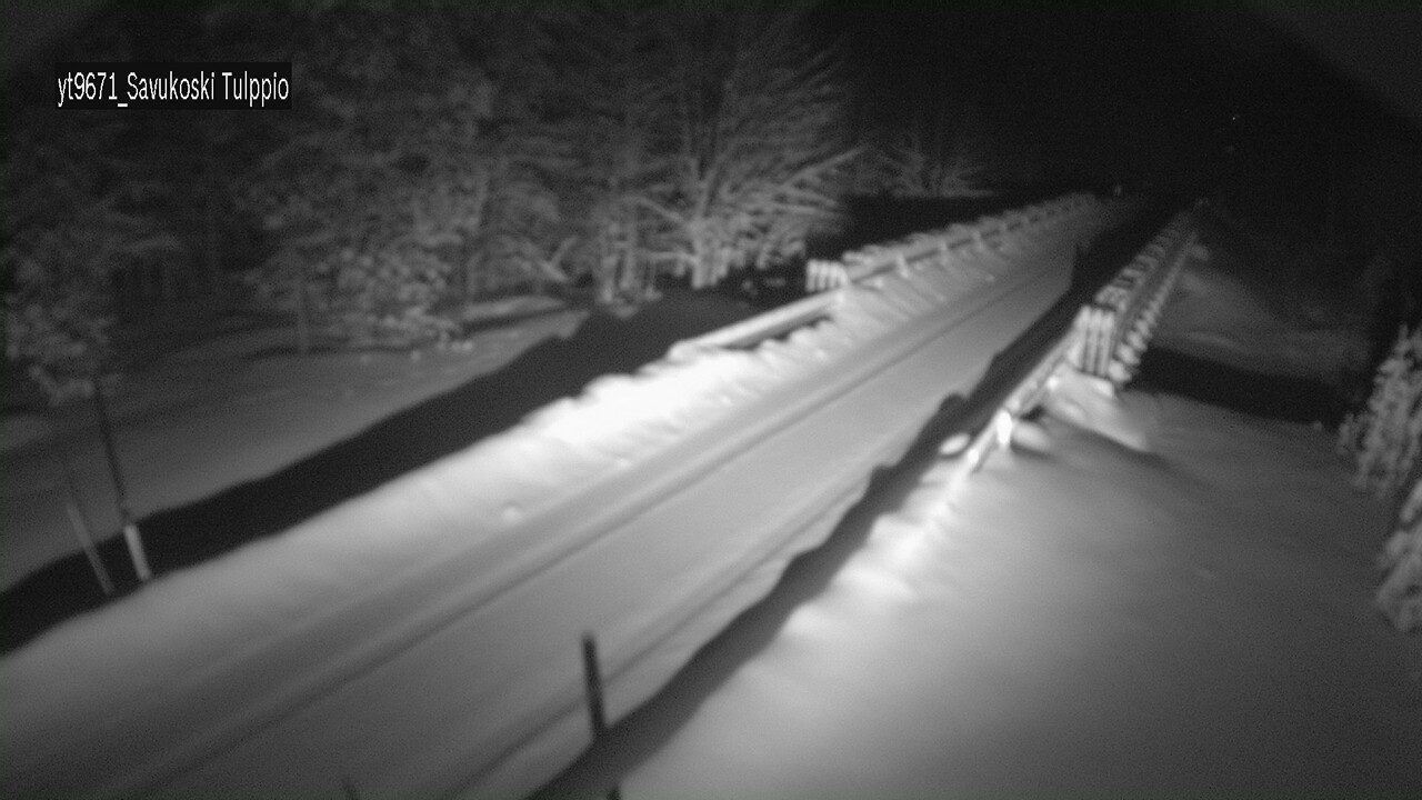 Weather Camera Image Väg 9671 Savukoski, Tulppio, Savukoski, Lappi