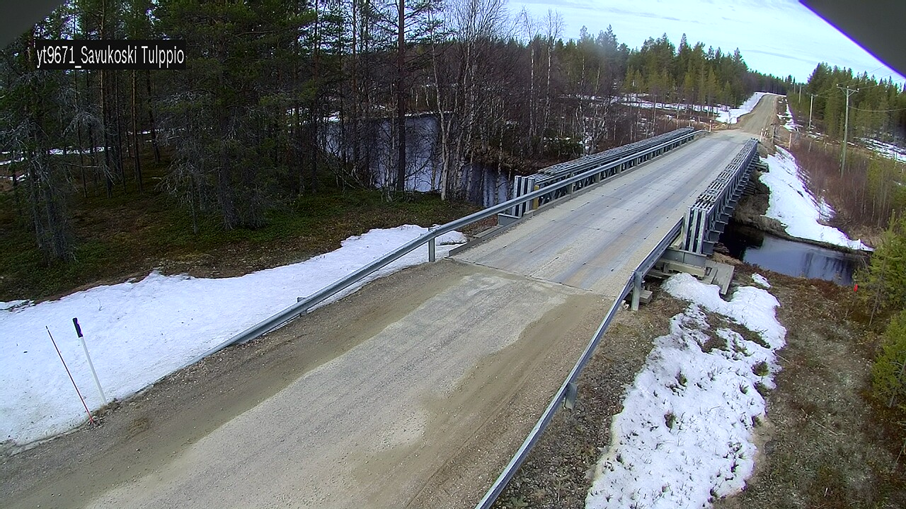 Weather Camera Image Väg 9671 Savukoski, Tulppio, Savukoski, Lappi