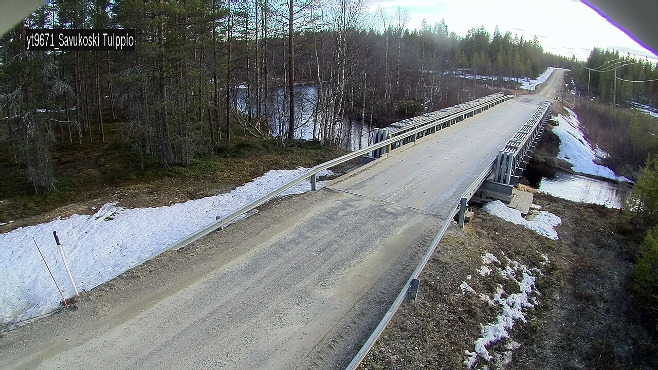 Weather Camera Image Väg 9671 Savukoski, Tulppio, Savukoski, Lappi