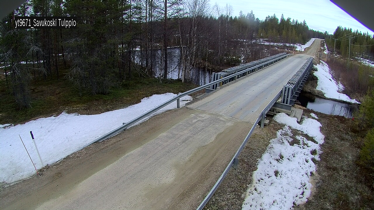 Weather Camera Image Väg 9671 Savukoski, Tulppio, Savukoski, Lappi