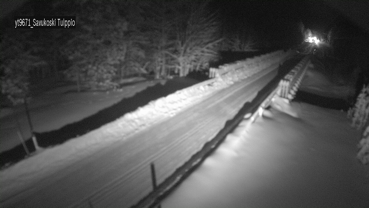 Weather Camera Image Väg 9671 Savukoski, Tulppio, Savukoski, Lappi