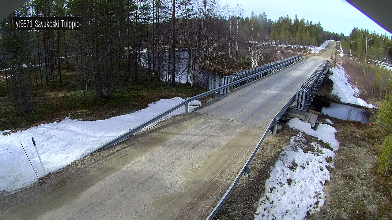 Weather Camera Image Väg 9671 Savukoski, Tulppio, Savukoski, Lappi