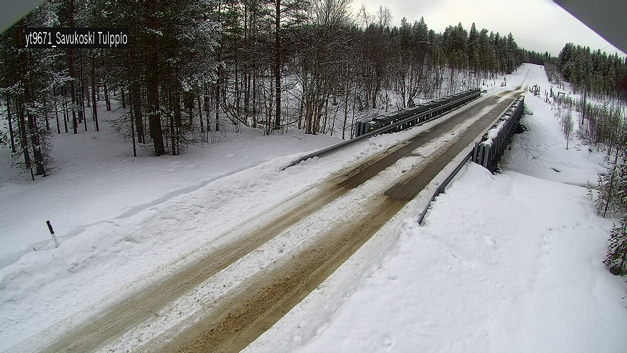 Kelikamerat Kuva Tie 9671 Savukoski, Tulppio, Savukoski, Lappi