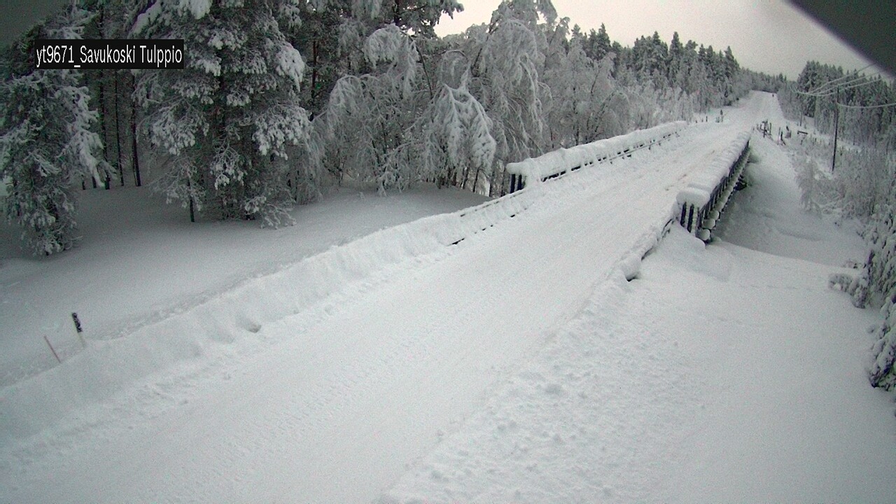 Kelikamerat Kuva Tie 9671 Savukoski, Tulppio, Savukoski, Lappi