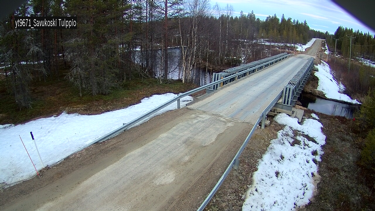 Weather Camera Image Väg 9671 Savukoski, Tulppio, Savukoski, Lappi