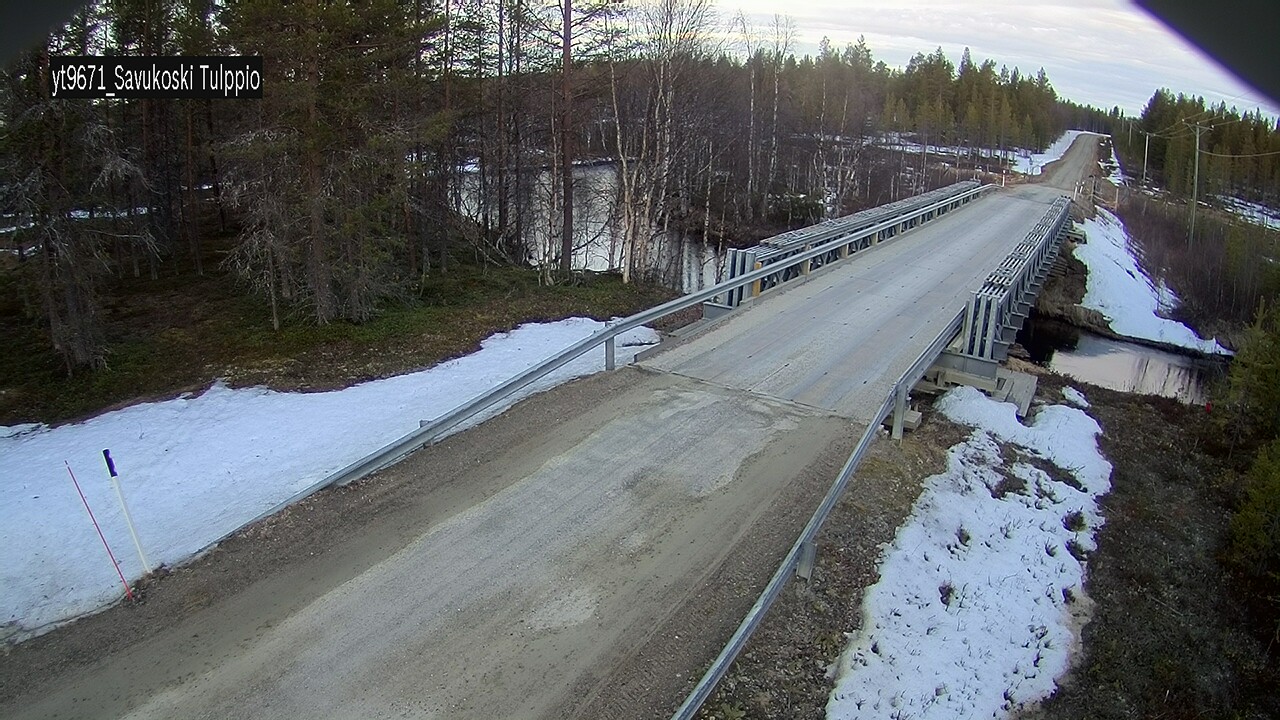 Weather Camera Image Väg 9671 Savukoski, Tulppio, Savukoski, Lappi
