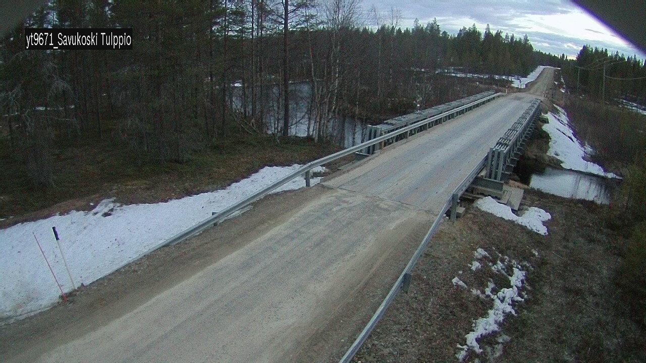 Weather Camera Image Väg 9671 Savukoski, Tulppio, Savukoski, Lappi