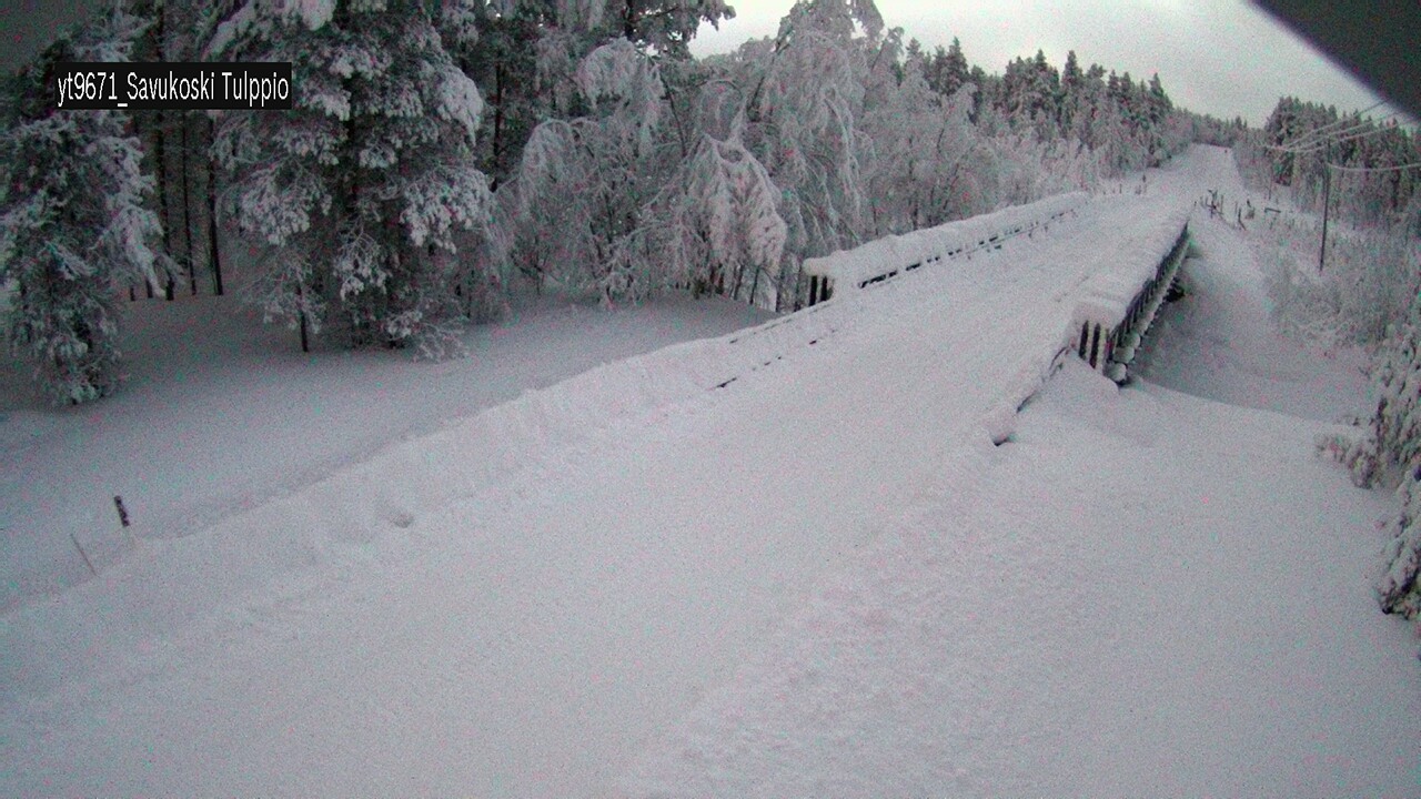 Kelikamerat Kuva Tie 9671 Savukoski, Tulppio, Savukoski, Lappi