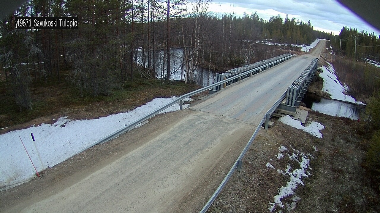 Weather Camera Image Väg 9671 Savukoski, Tulppio, Savukoski, Lappi