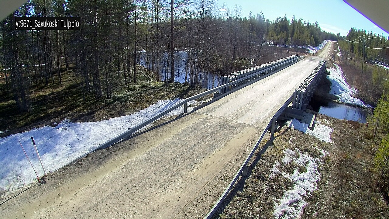Weather Camera Image Väg 9671 Savukoski, Tulppio, Savukoski, Lappi