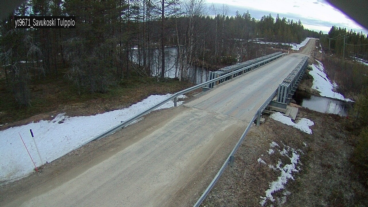 Weather Camera Image Väg 9671 Savukoski, Tulppio, Savukoski, Lappi