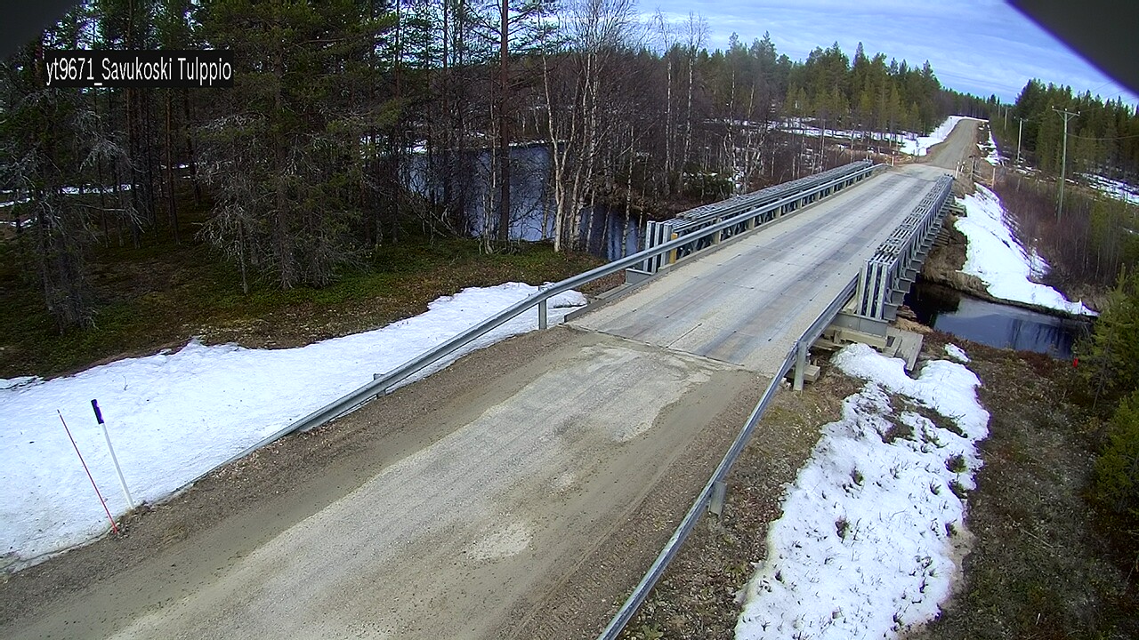 Weather Camera Image Väg 9671 Savukoski, Tulppio, Savukoski, Lappi