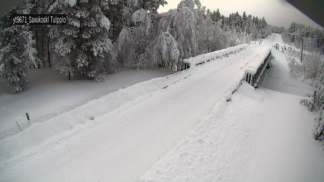 Kelikamerat Kuva Tie 9671 Savukoski, Tulppio, Savukoski, Lappi