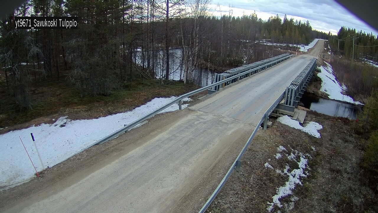 Weather Camera Image Väg 9671 Savukoski, Tulppio, Savukoski, Lappi